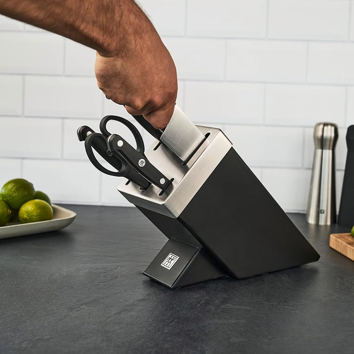 Набор кухонных с заточкой в подставке Zwilling Gourmet 7 предметов
