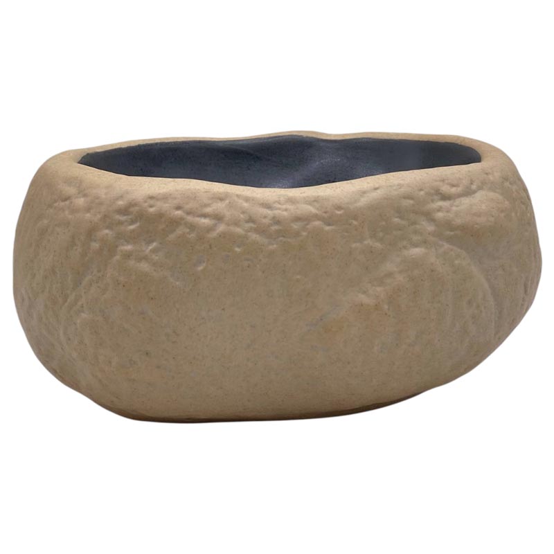 Салатник 22x19x9см Kenai Ceramics PuraSangre, черно-коричневый