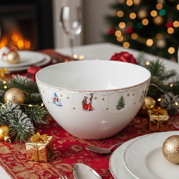 Салатник Zapel Зимняя сказка 20см, 2,1л