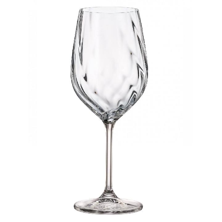 Набор бокалов для белого вина Crystal BOHEMIA Crex Optic 480мл, 2шт