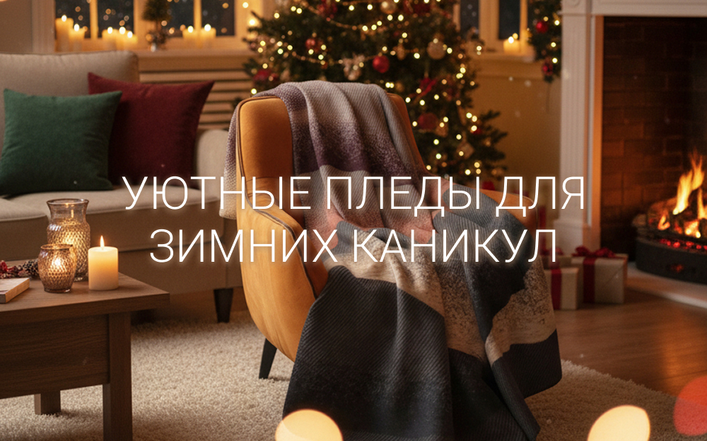 Какой плед будет дарить вам тепло и уют зимой-2026?