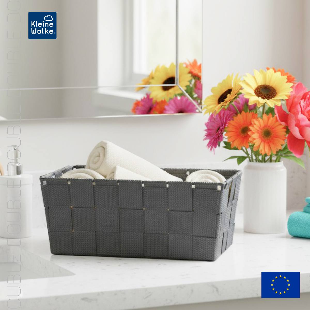 Корзина для хранения Kleine Wolke Chico Box Anthracite 22x7x14см