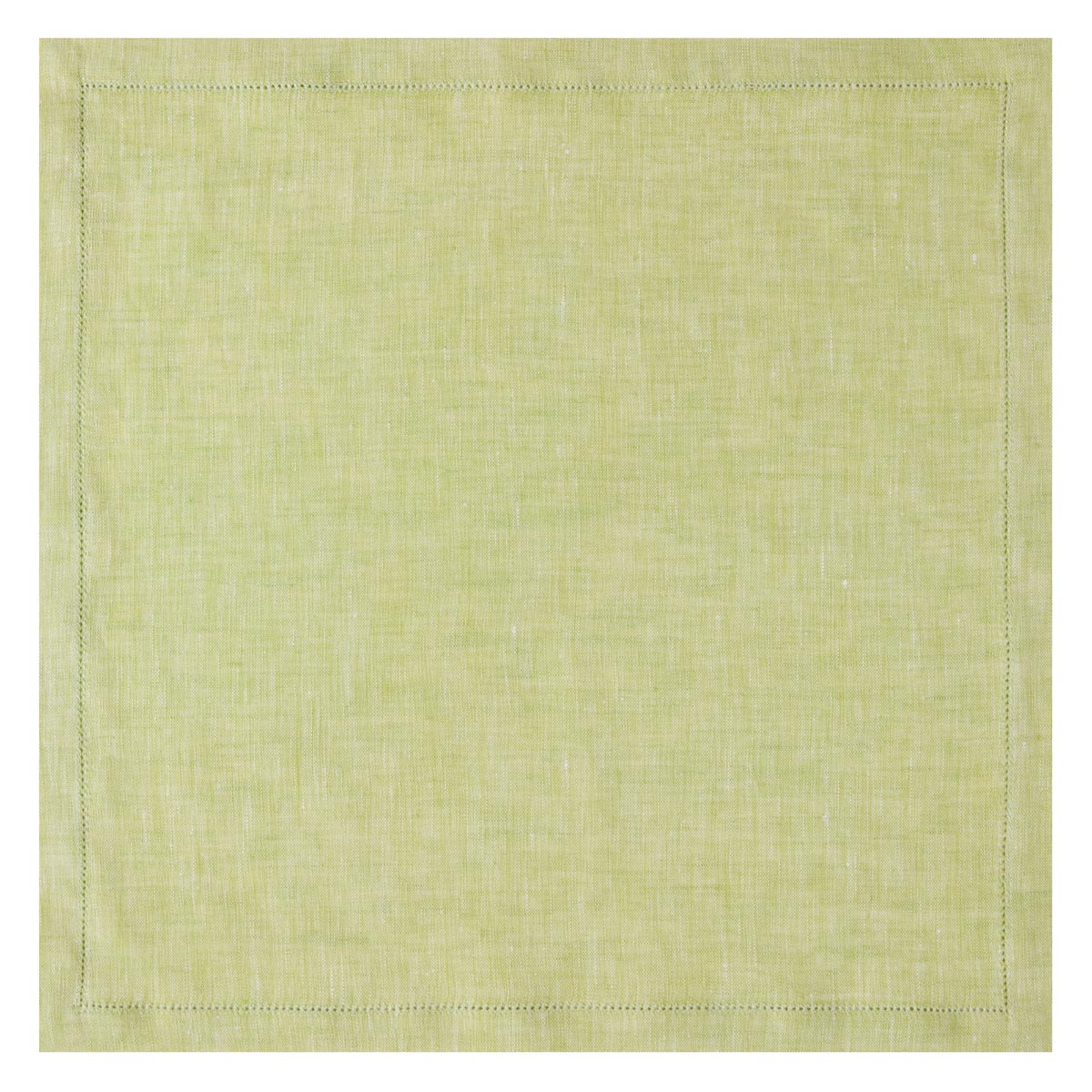 Салфетка сервировочная Amitile Классик с мережкой 43х43см лен салатовый