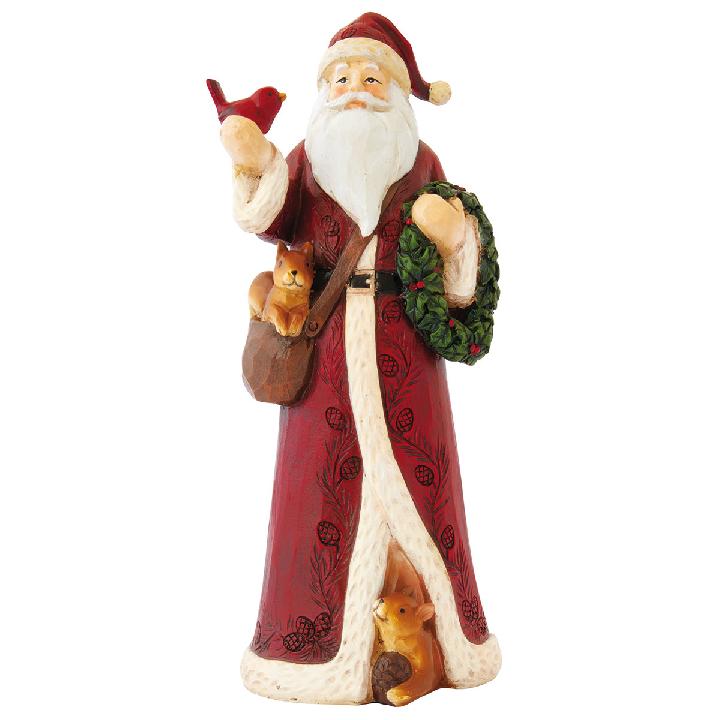 Рождественская фигурка Easy Life Christmas Figurines Санта Клаус с птицей