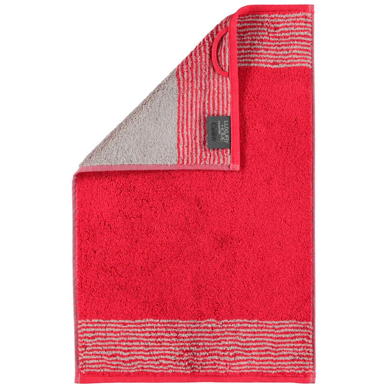 Полотенце махровое Cawo Two-Tone 50x100см, цвет бордовый