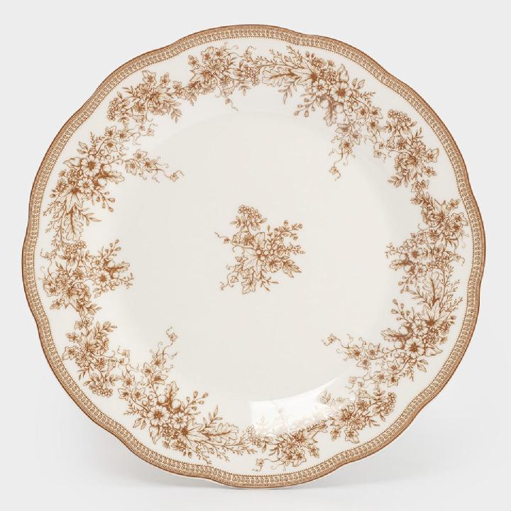 Тарелка обеденная Anna Lafarg Burgundy 26см