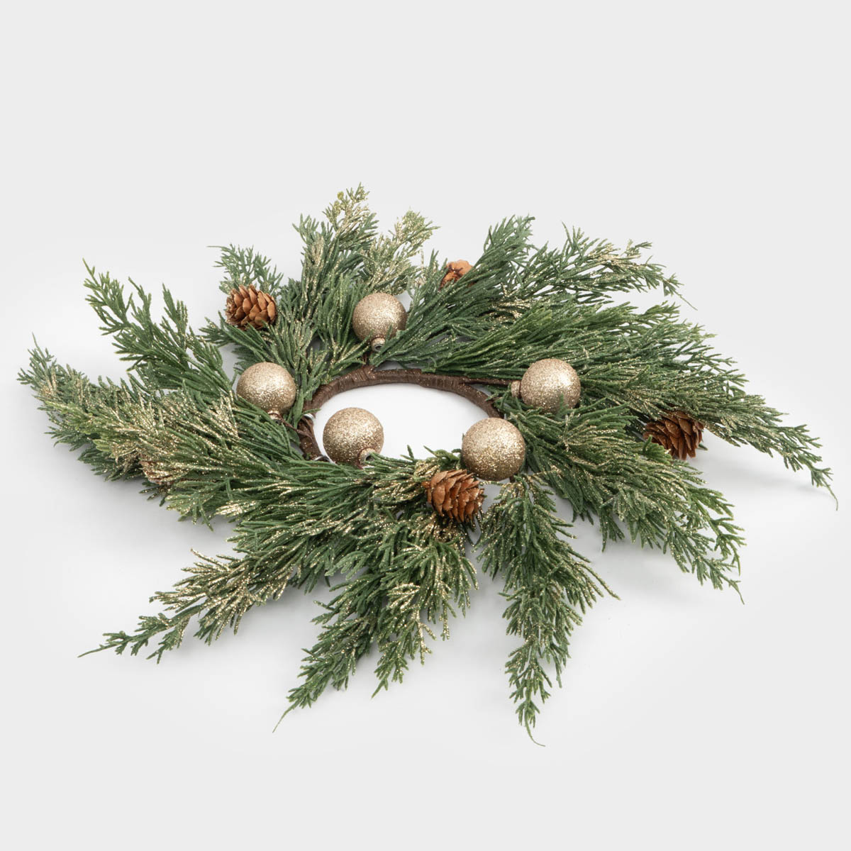 Венок декоративный Anna Lafarg Сказочный Город Золотые шары