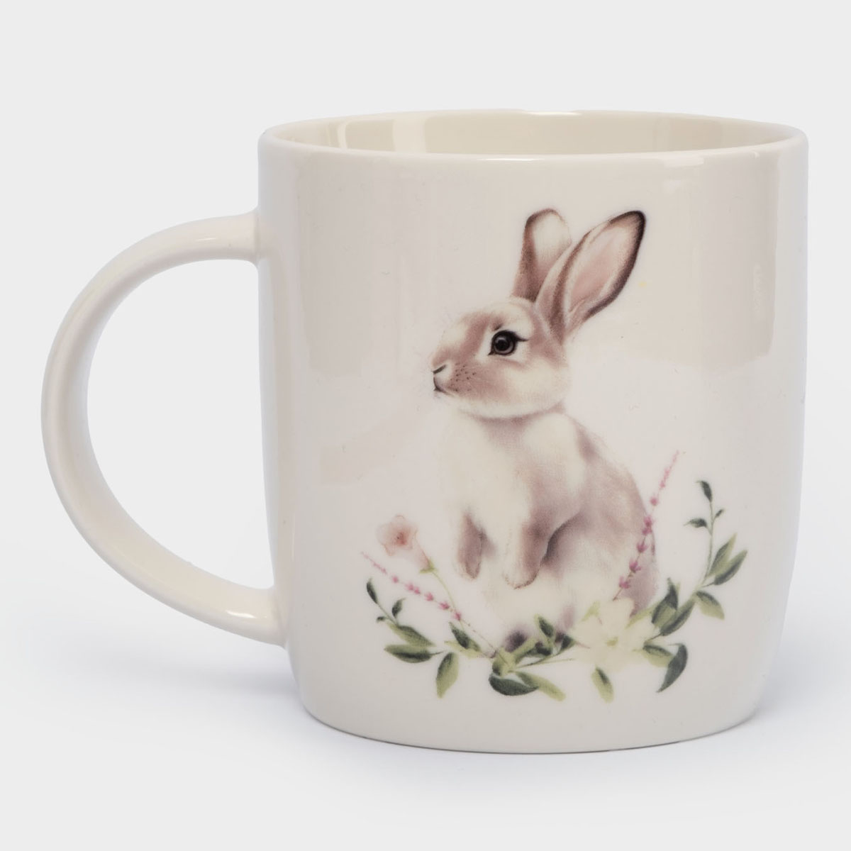 Кружка Anna Lafarg Пасха Золотая Кролик в цветах