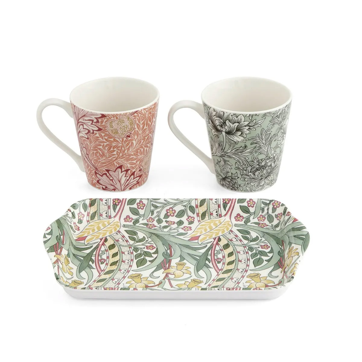 Набор кружек на подносе Spode Morris & Co 2шт