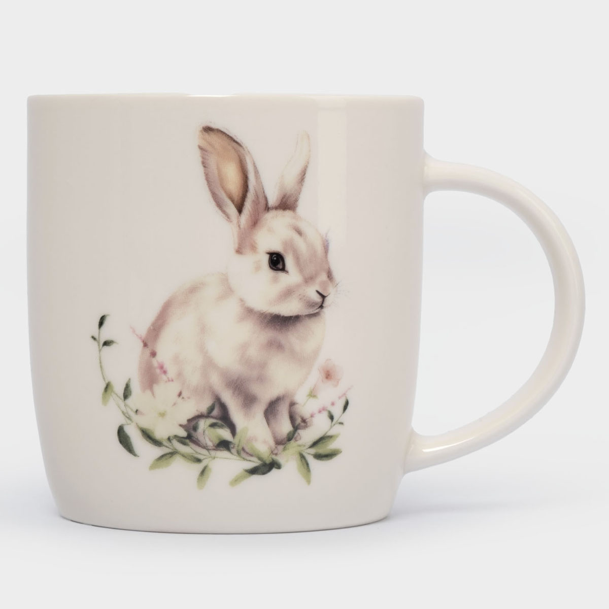 Кружка Anna Lafarg Пасха Золотая Кролик в цветах