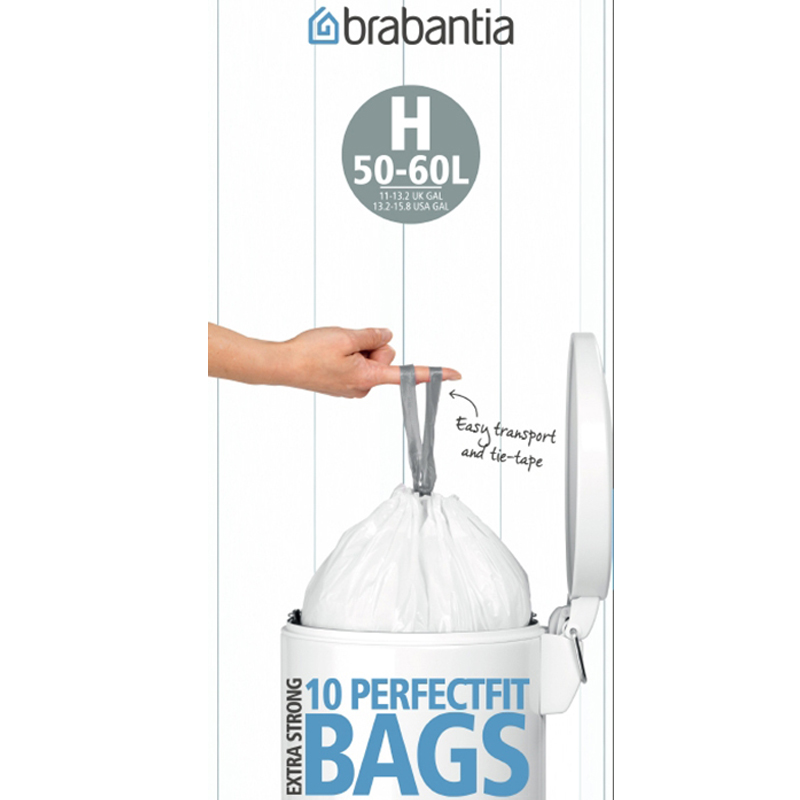 Мешки для мусора Brabantia PerfectFit 50-60л, рулон 10шт