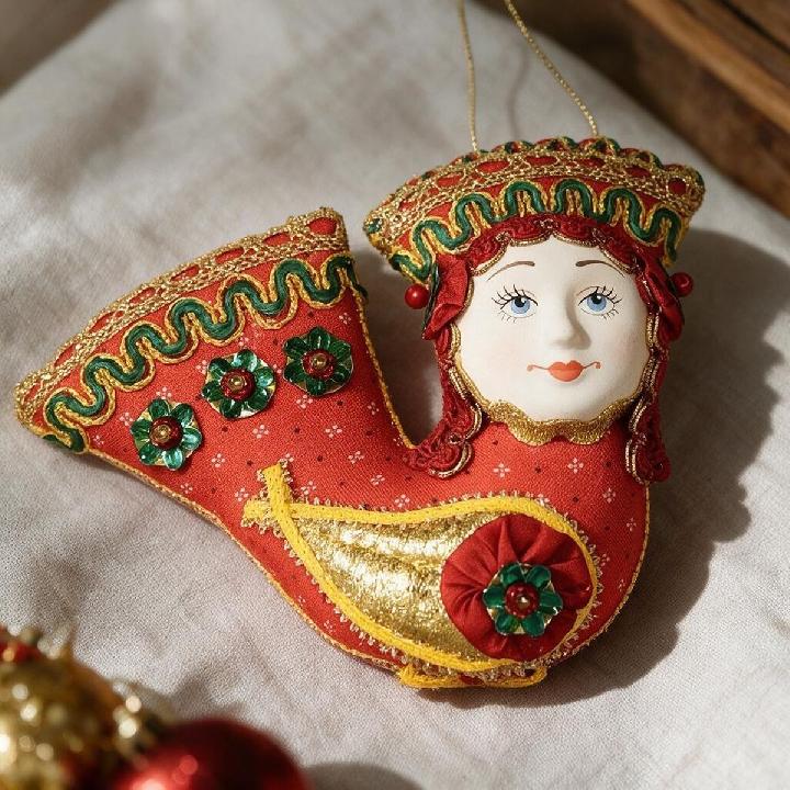 Елочная игрушка Мануфактура подарков Птица Гамаюн