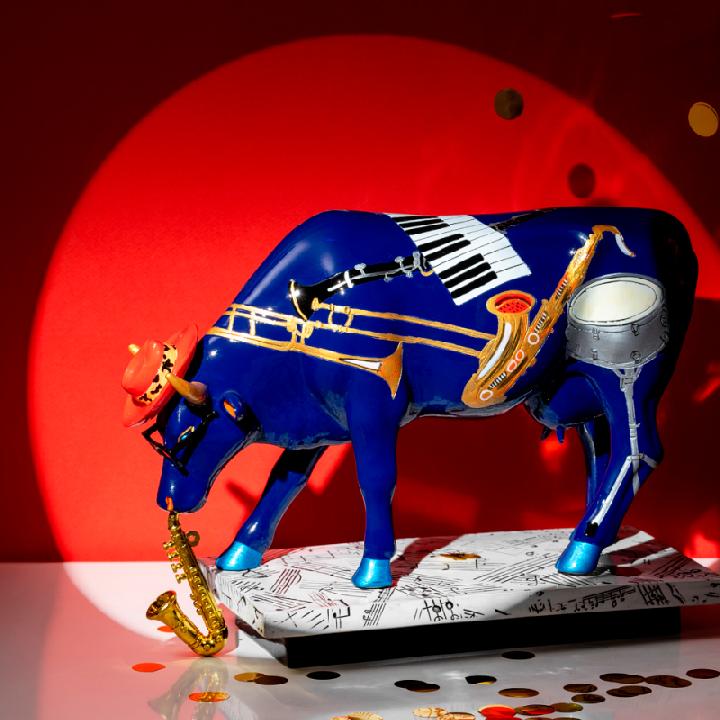 Коллекционная корова CowParade In the Mood