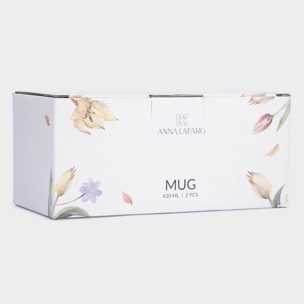 Набор кружек Anna Lafarg Лимоны Летящие цветы, 2шт