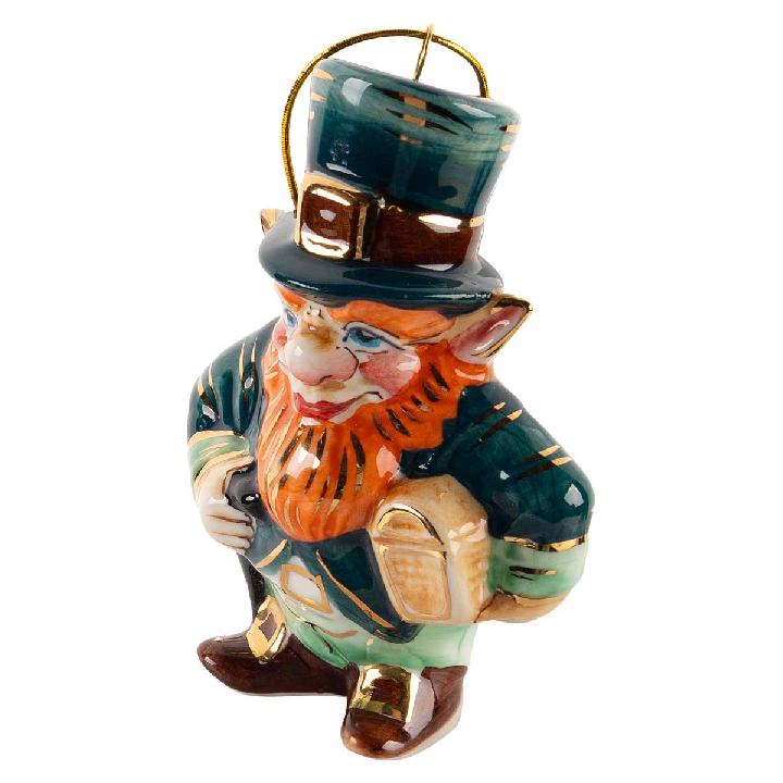 Елочная игрушка Лефортовский фарфор Русские сказки Лепрекон