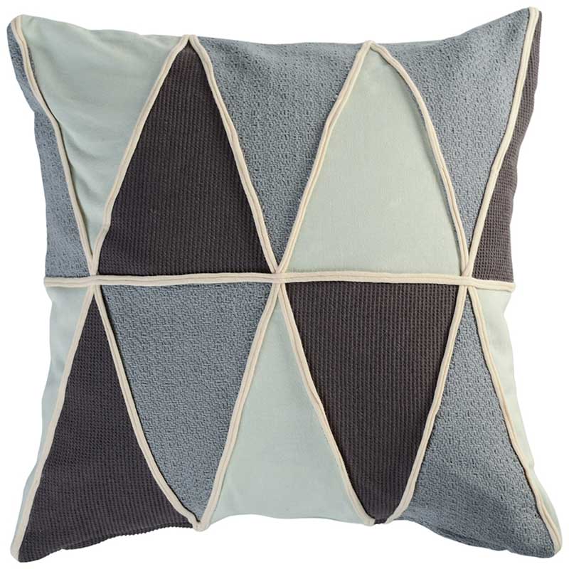 

Подушка декоративная Tkano Ethnic Triangles play 45x45см, Синий