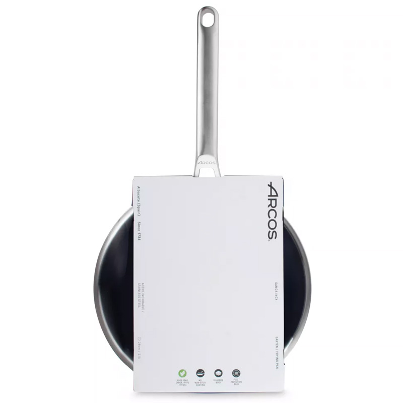 Сковорода индукционная без крышки Arcos Samoa Inox 28см