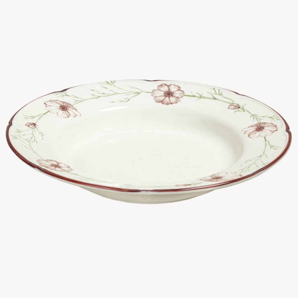 Тарелка суповая Дымов Керамика Космея утро 07.00