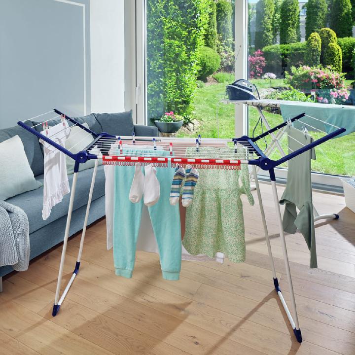 Сушилка для белья напольная, Leifheit Pegasus 150 Solid Slim, 55см