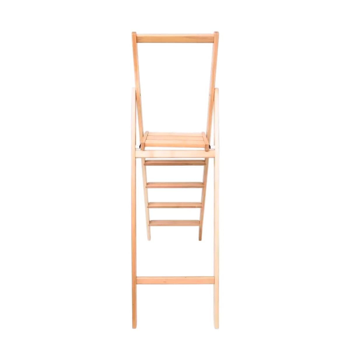 Стремянка Hoz-Block Батя 4 ступени, светлое дерево