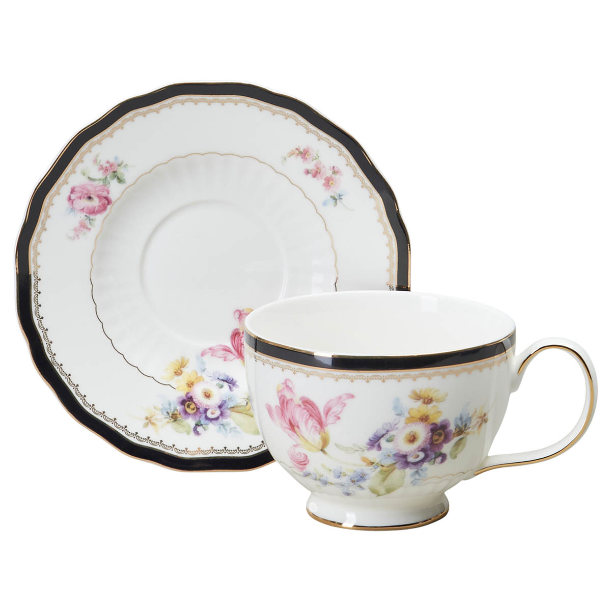 Чайная пара Lefard Мейсенский Букет 260мл