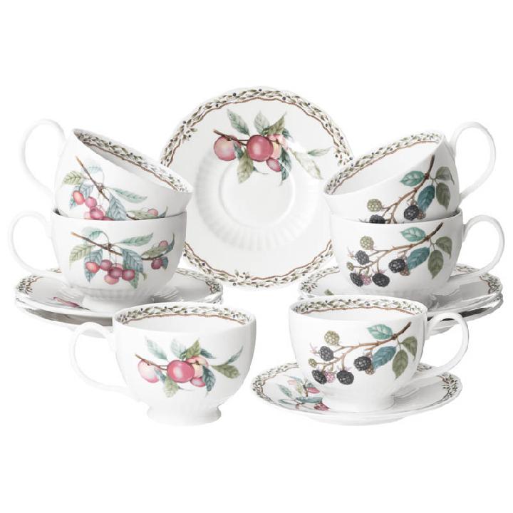 Набор чайных пар Lefard Фруктовый сад
