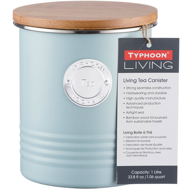 Емкость для хранения чая Living голубая 1 л
