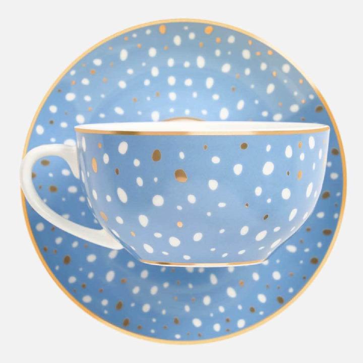 Чайная пара Domique Tea at Grandma's, цвет синий