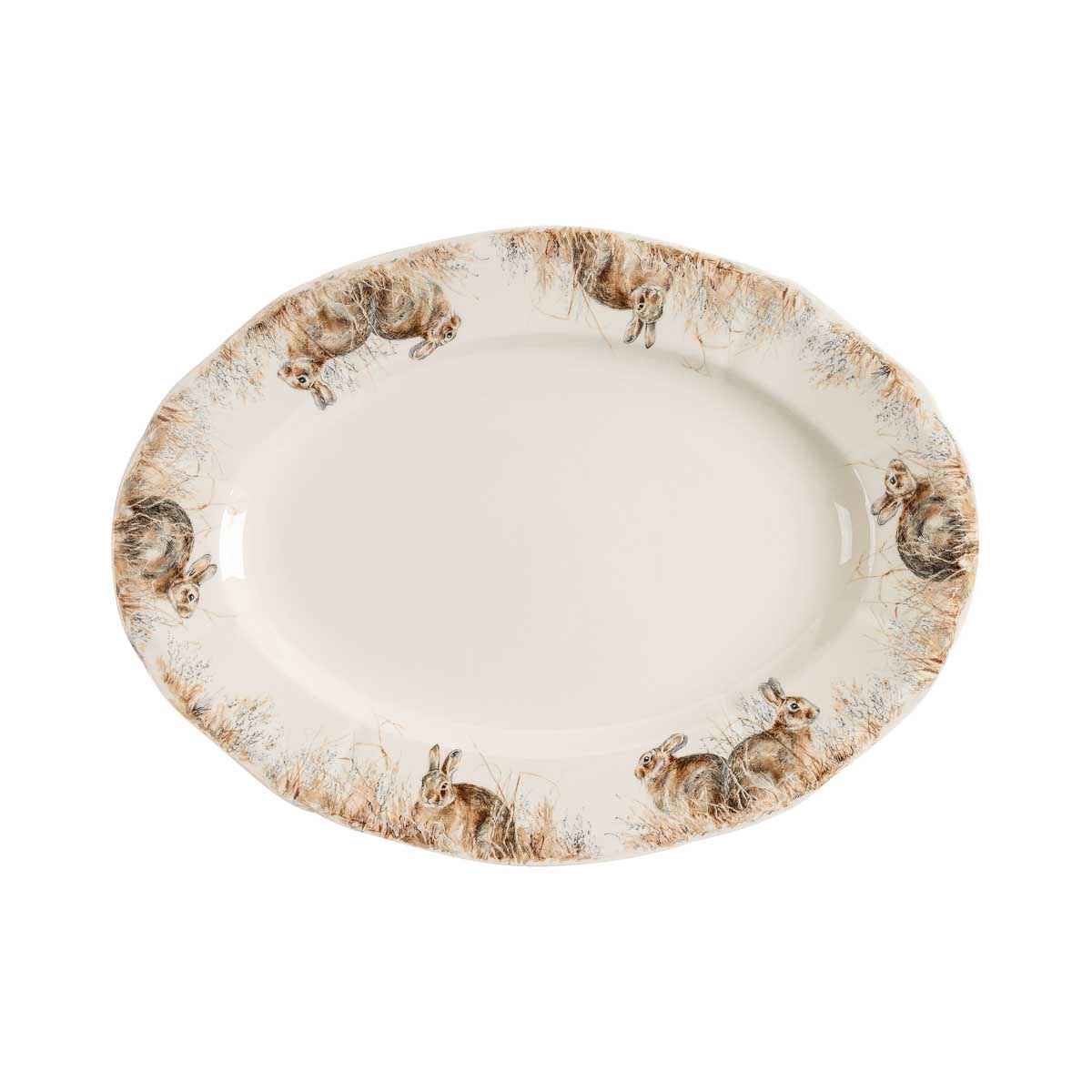 Блюдо овальное Gien Sologne 39,3x29см