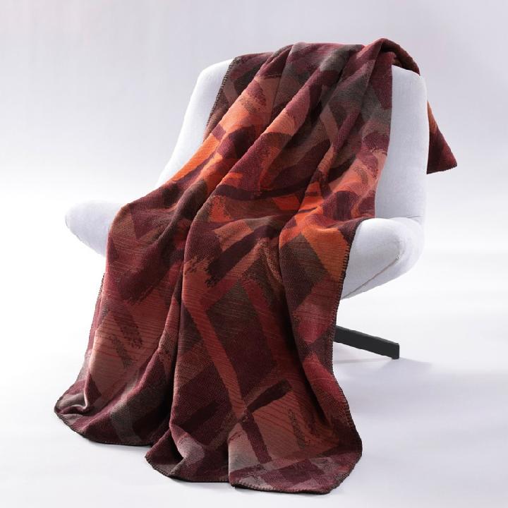 Плед 150x200см Biederlack Ruby Passion Garnet Glow