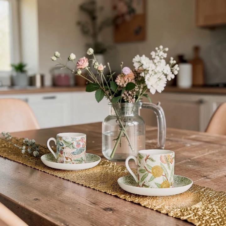 Набор кофейных пар Spode Morris & Co 4шт 90мл