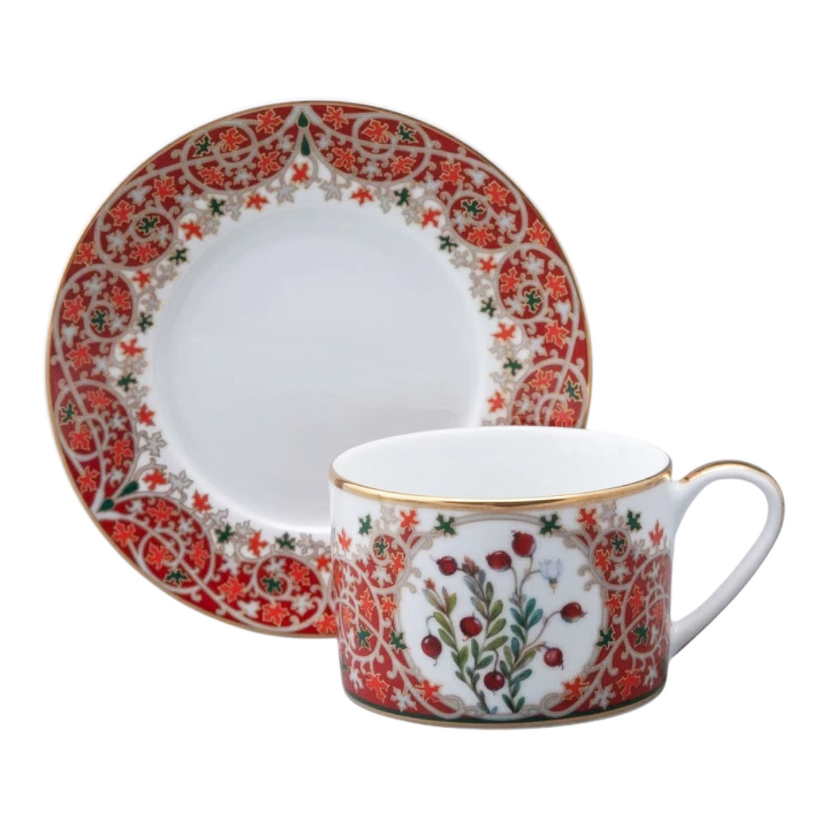 Пара чайная ИФЗ Цветы и ягоды России. Клюква заповедная