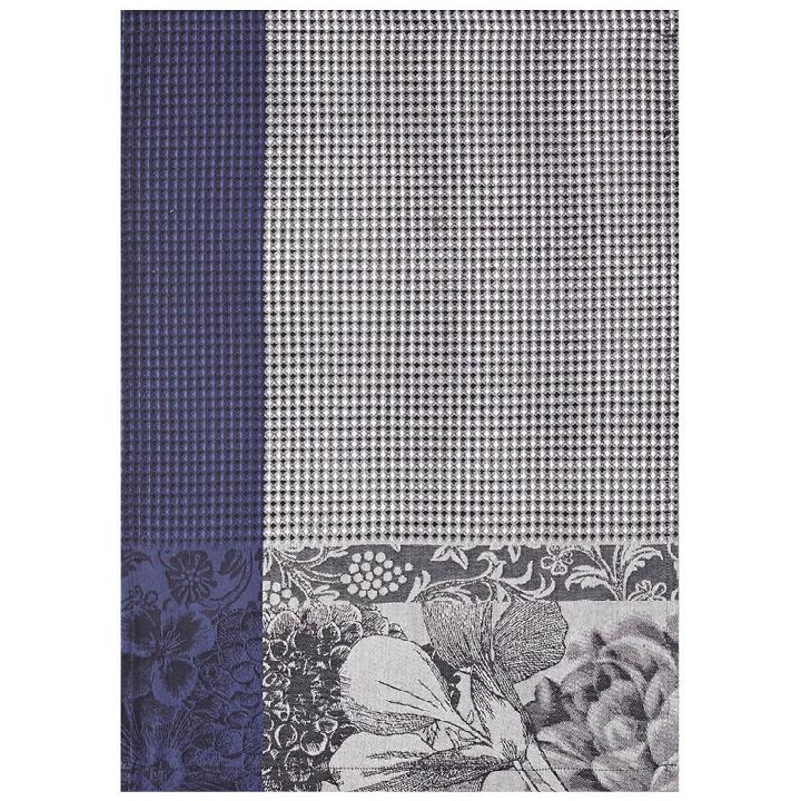 Полотенце кухонное Le Jacquard Francais Fleurs A Croquer 38x54см, цвет синий