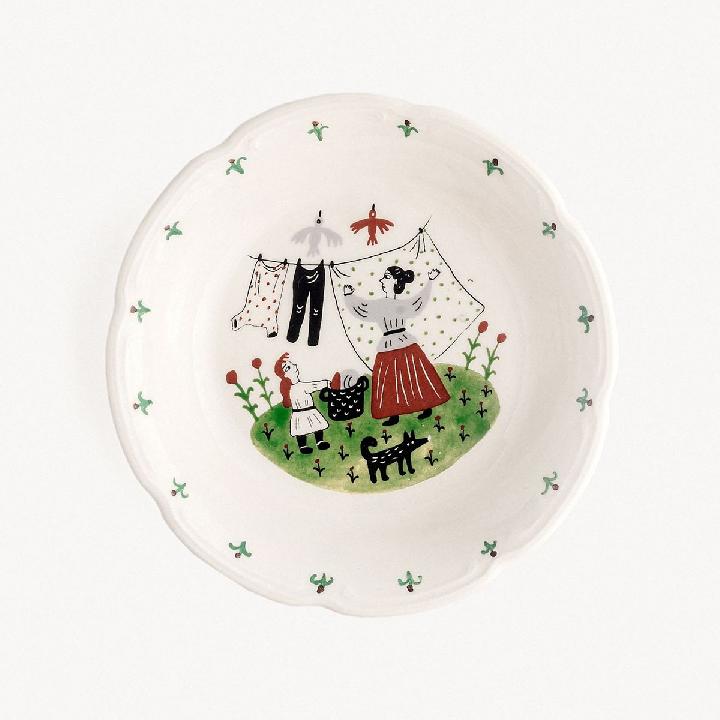 Розетка Дымов Керамика Огород Уткина Сушка белья