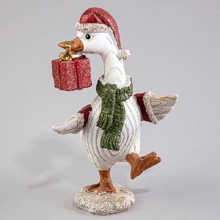 Статуэтка Lefard Family Christmas Гусь с подарком