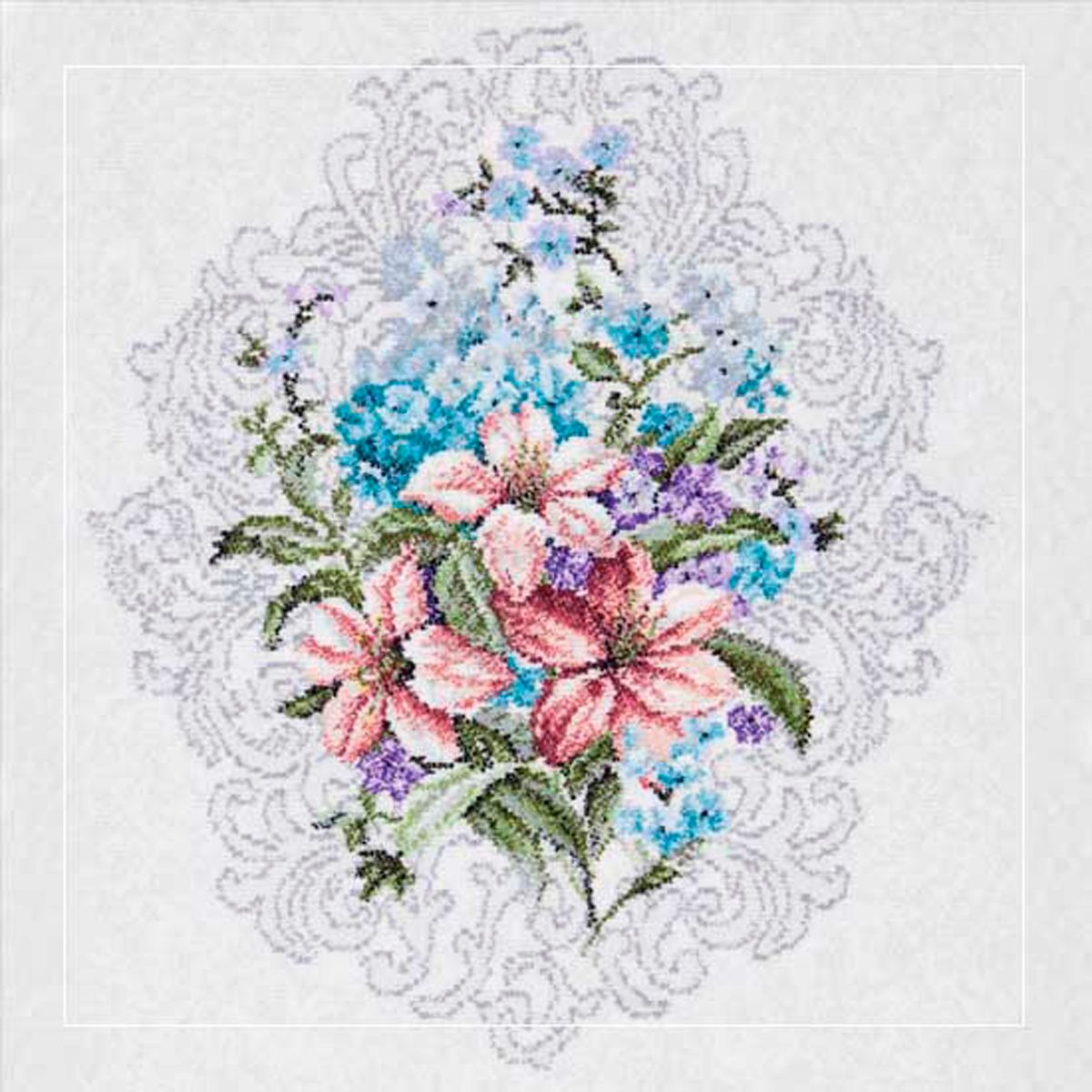 Плед Feiler Josephine 150x230см, бирюзовый