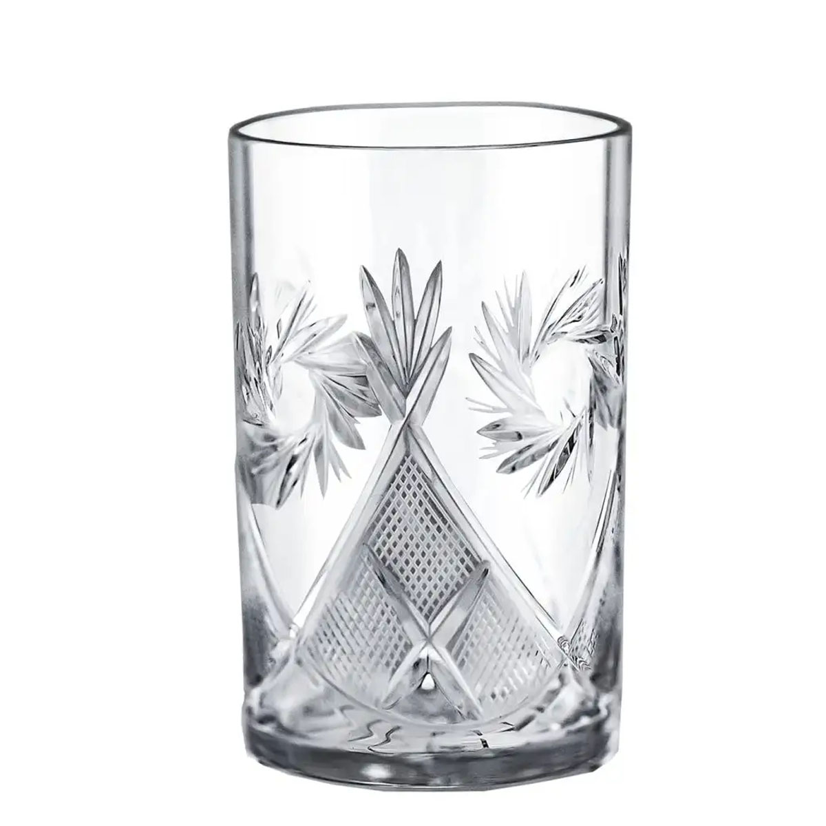 Стакан в подставканнике Кольчугинский Мельхиор Герб РФ никель с чернением