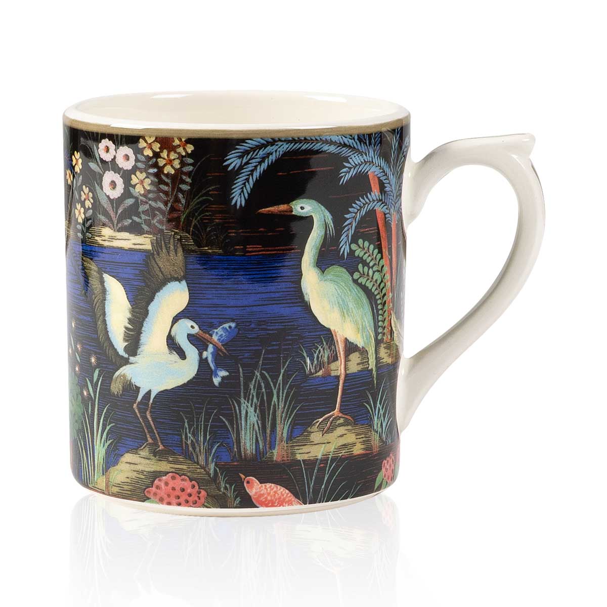 Кружка 255мл Gien Le Jardin Du Palais Цапля