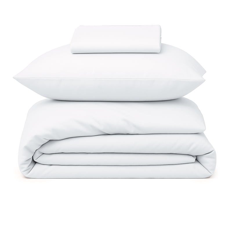 Комплект постельного белья евро Mollen Premier, кипенно-белый