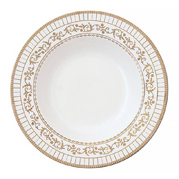 Тарелка суповая Pozzi Milano 1876 Golden