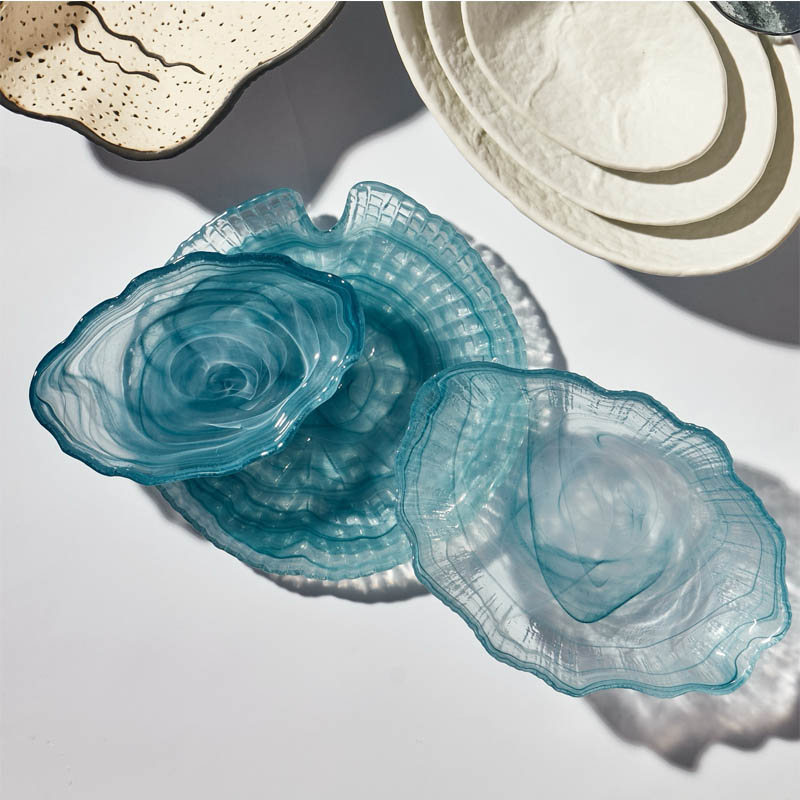 Тарелка плоская 19см Kenai Ceramics PuraSangre, цвет голубой