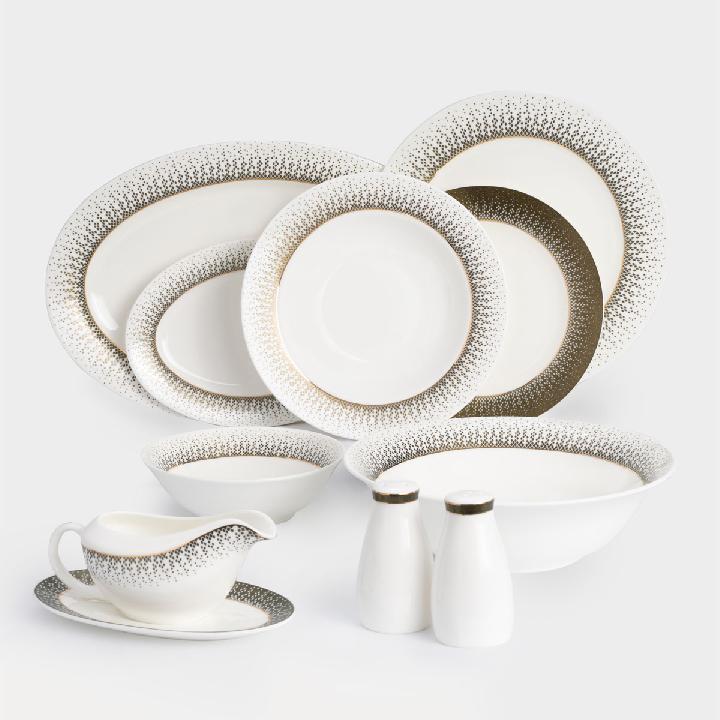 Сервиз обеденный Anna Lafarg Emily Virtus 27 предметов на 6 персон