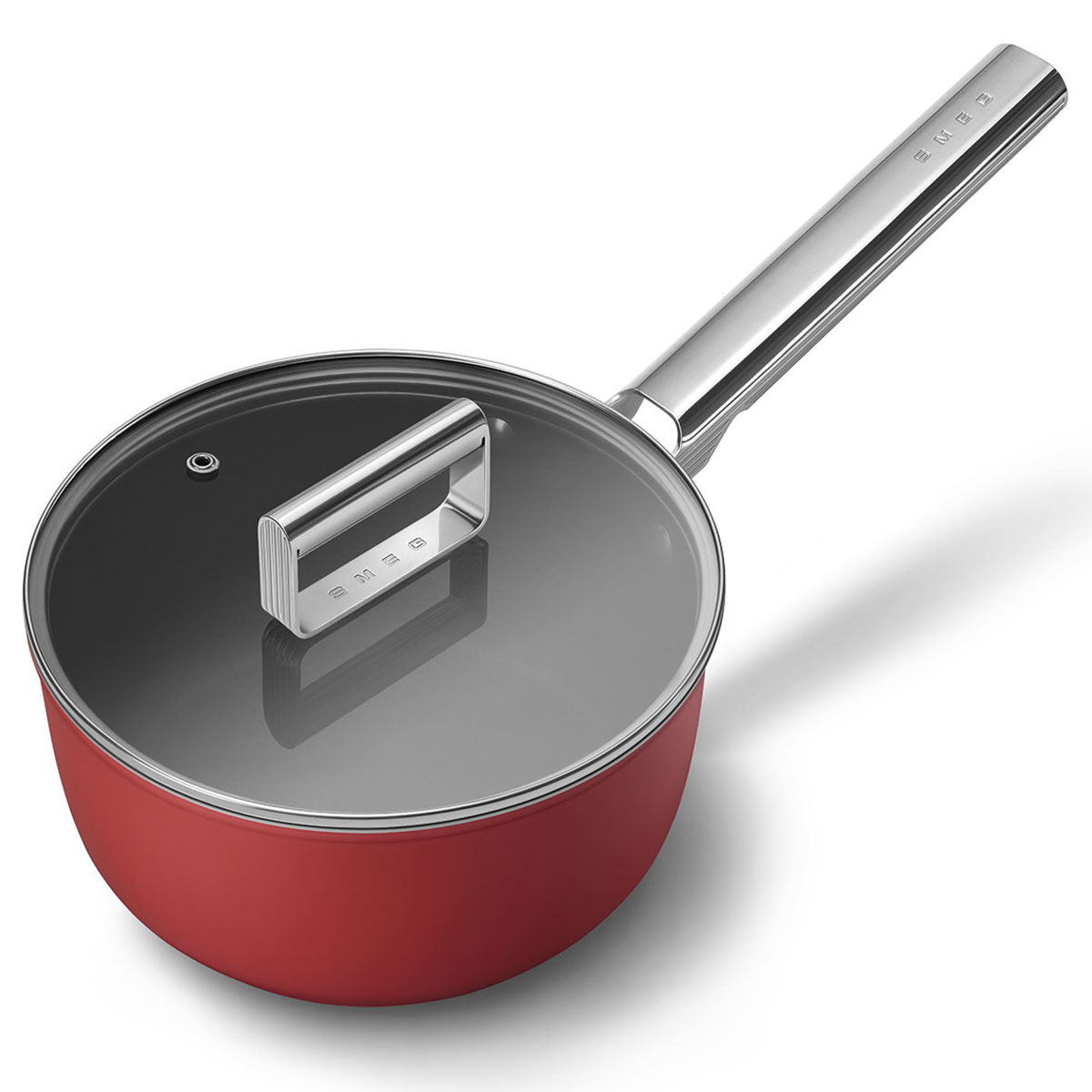 Сотейник с крышкой Smeg 50’s Style 20см, red