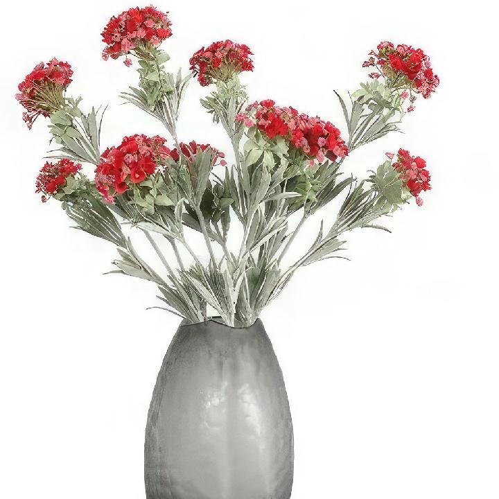 Цветы искусственные FloDecor Алиссум 78см, красный