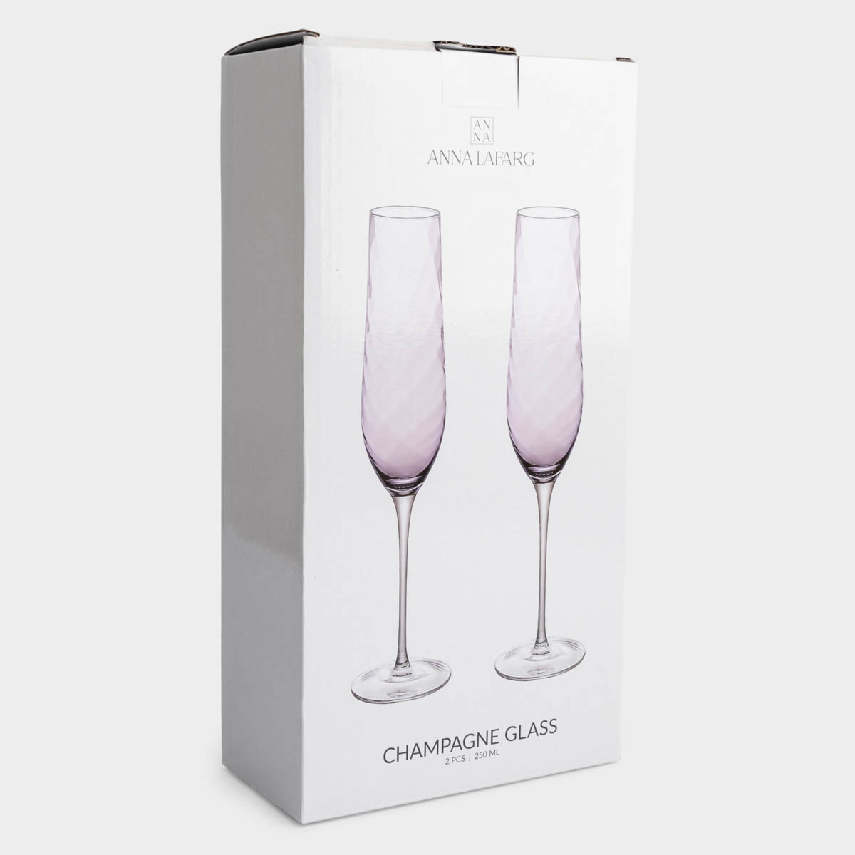 Набор бокалов для шампанского Anna Lafarg Сиреневое Утро