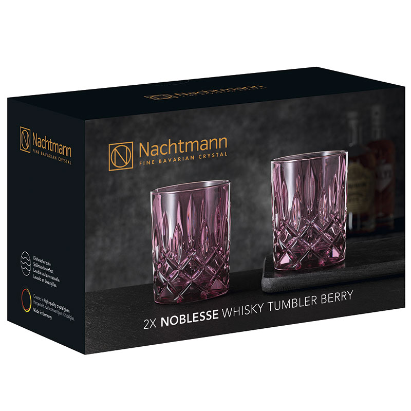 Набор стаканов низких Nachtmann Noblesse, малиновый