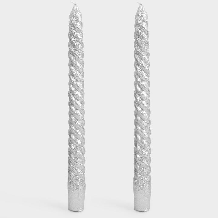 Набор свечей витых Anna Lafarg Новый Год, 2шт