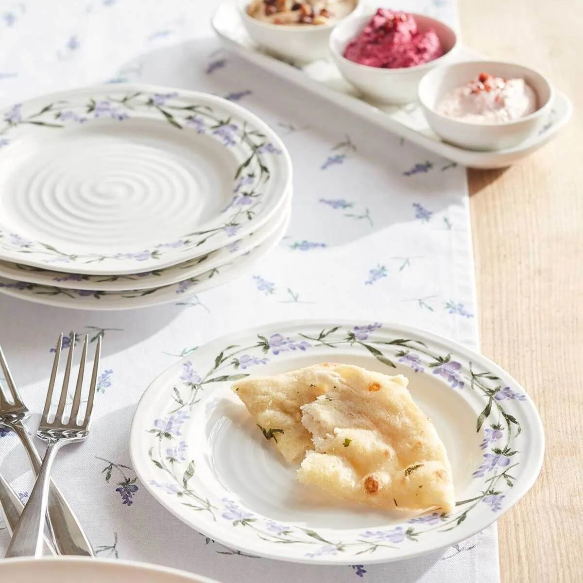 Набор тарелок закусочных Portmeirion Sophie Conran Lavandula 4шт