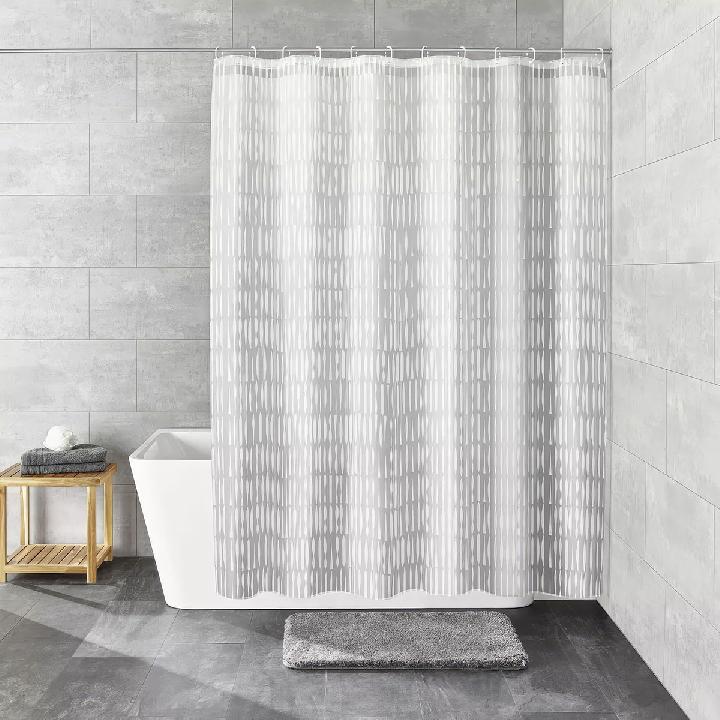 Штора для ванной комнаты Kleine Wolke Zora White 180х200см