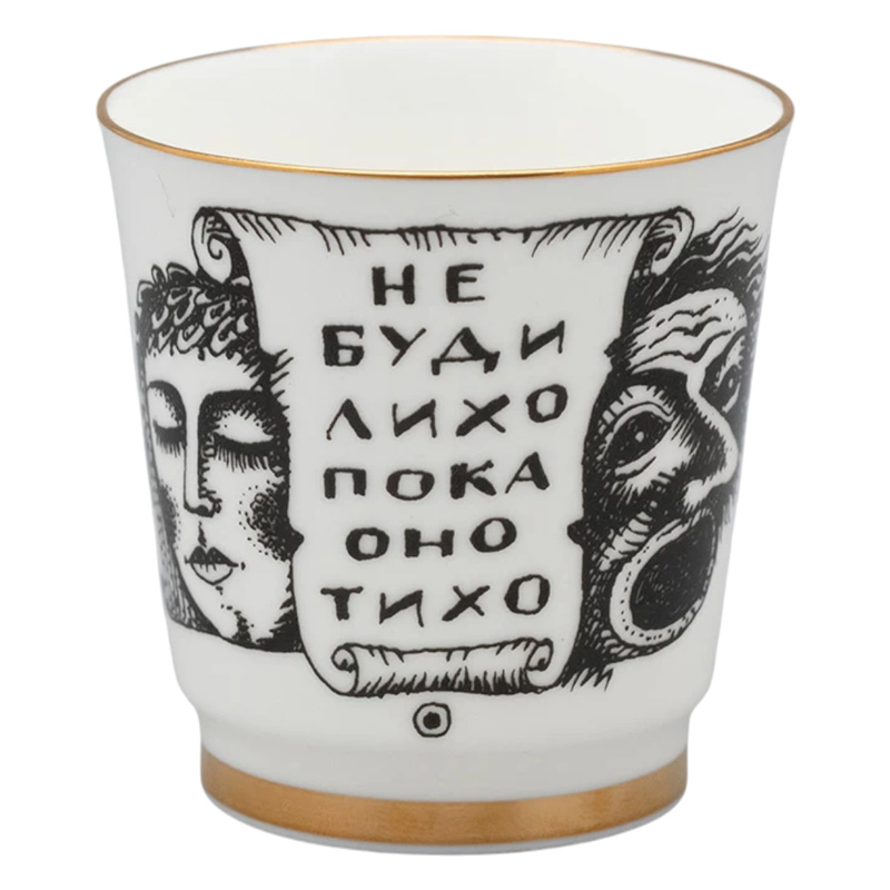 Набор стопок Императорский фарфоровый завод Пословицы русского народа 70мл, 6шт